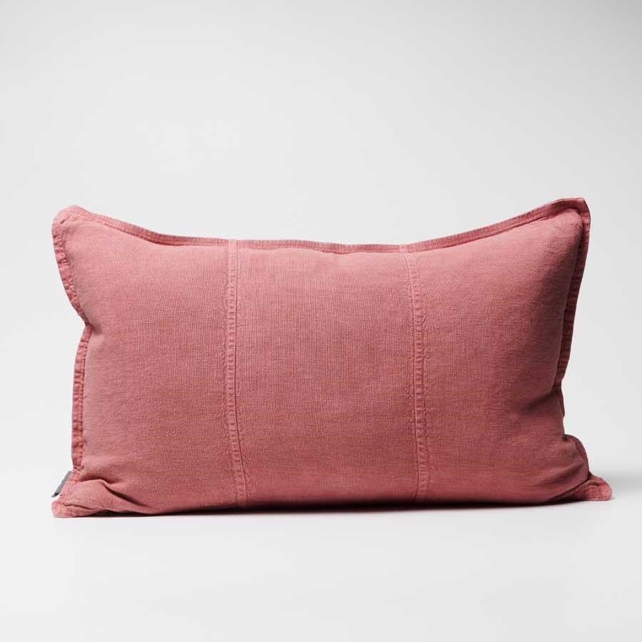 Luca Linen Cushion - Dusty Rose - 40x60cm
