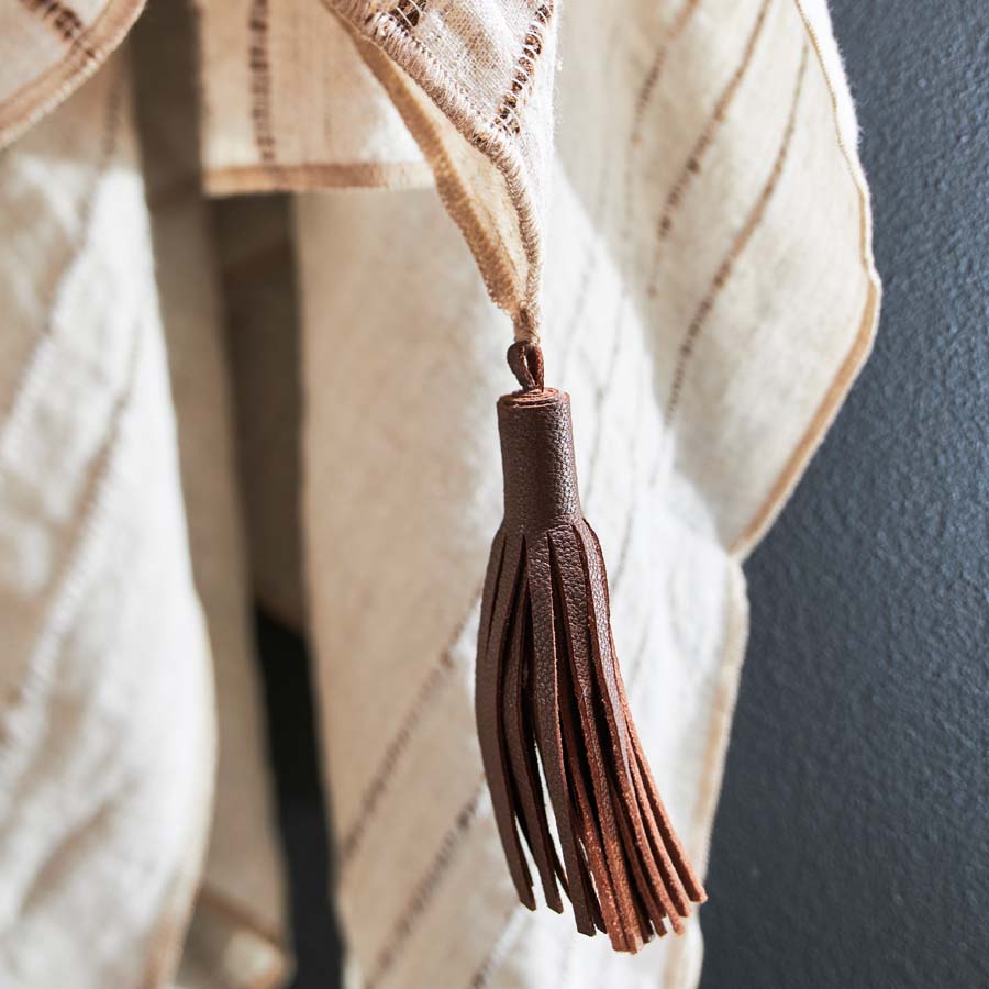 Leather tassel on Eadie Lifestyle&