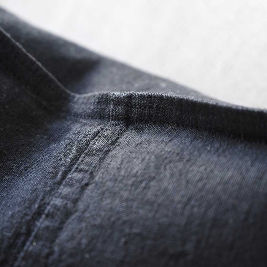 Luca Linen Cushion in Black colour crafted from 100% pre washed linen