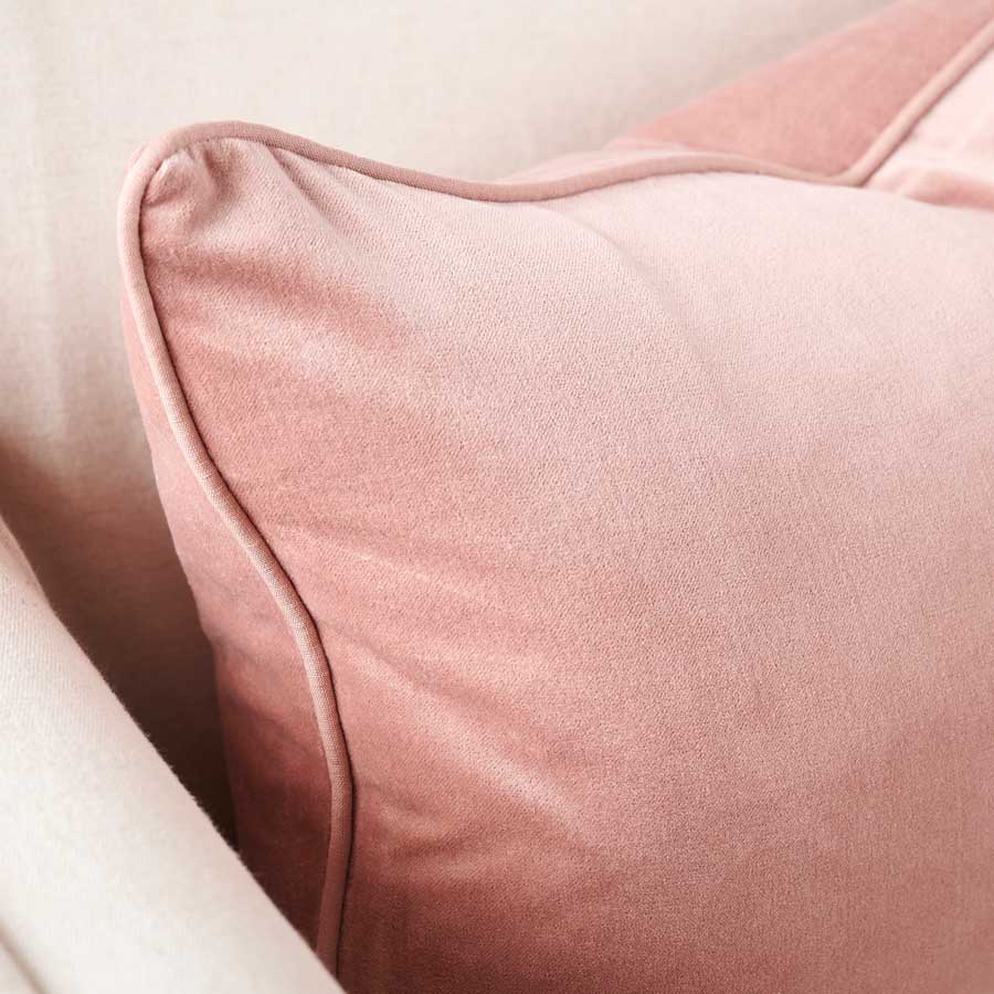 Lynette Velvet Cushion - Musk
