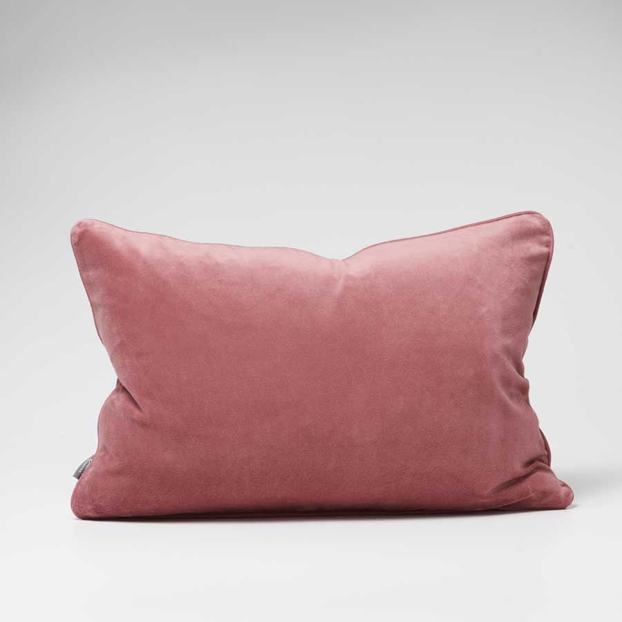 Lynette Velvet Cushion - Dusty Mauve