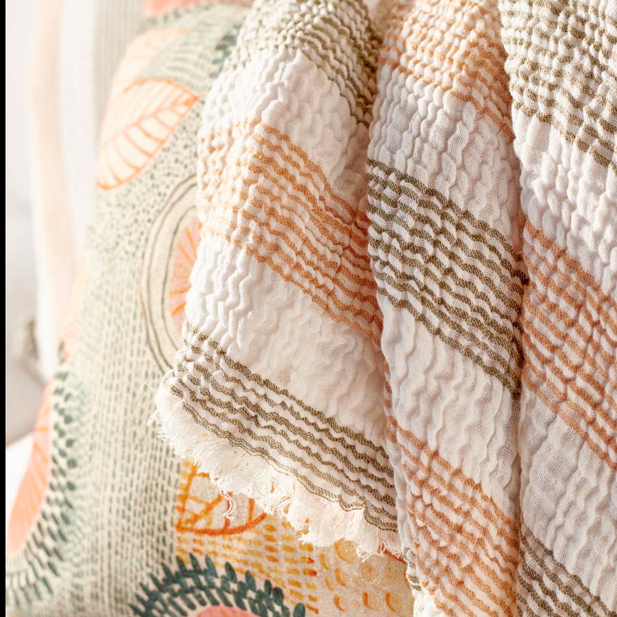 Carnivale Cotton/Linen Throw