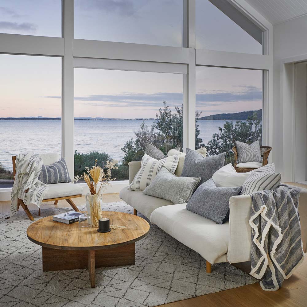 Tachet Reversible Linen Cushion