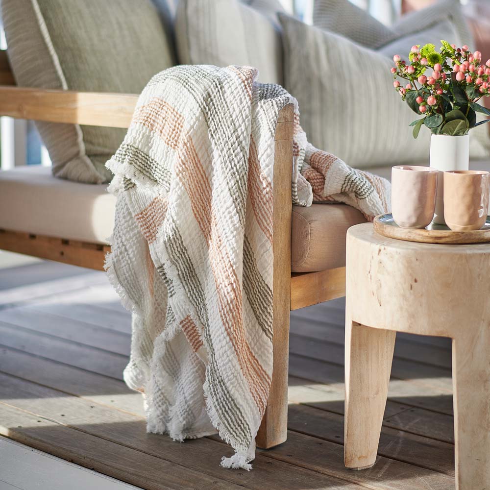 Carnivale Cotton/Linen Throw