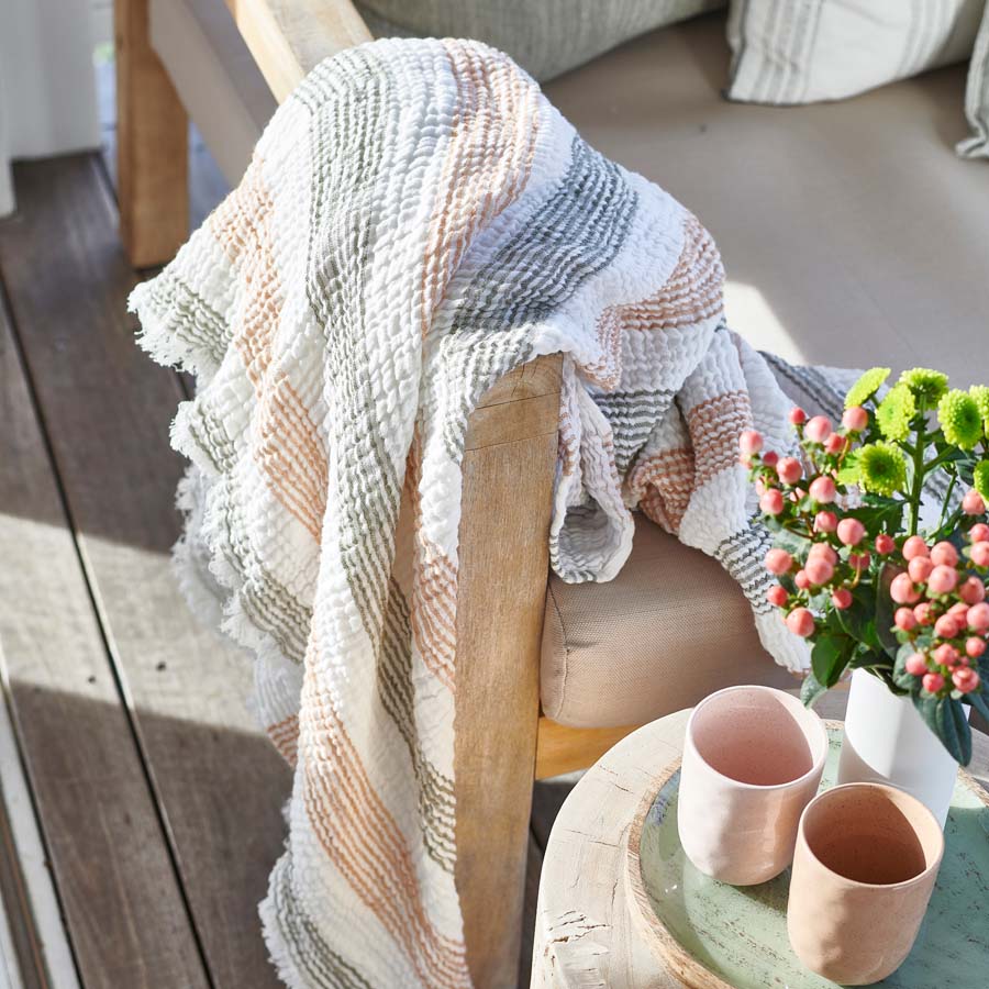 Carnivale Cotton/Linen Throw