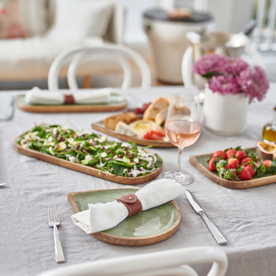 Linen Tablecloth - Silver Grey