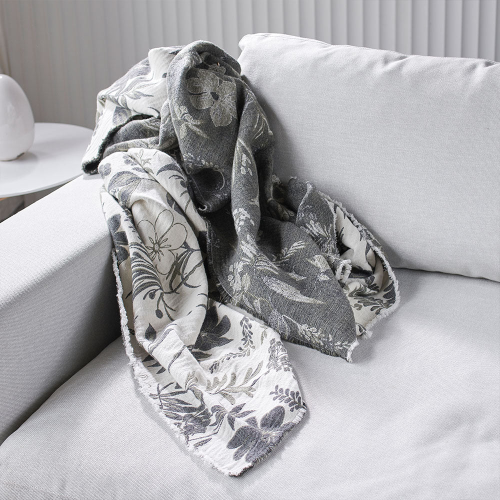 Fiore reversible throw - 200x150cm