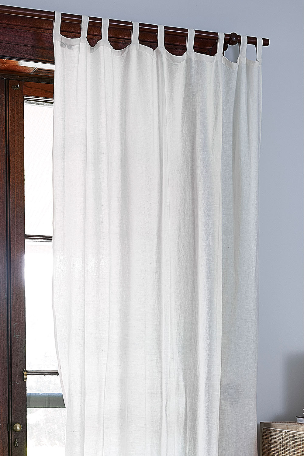 Luca Linen Curtain - White