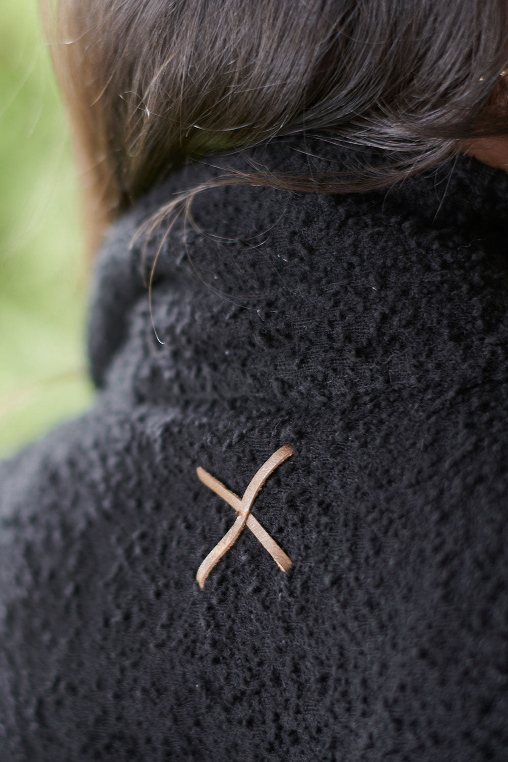 maestro boucle coat - black