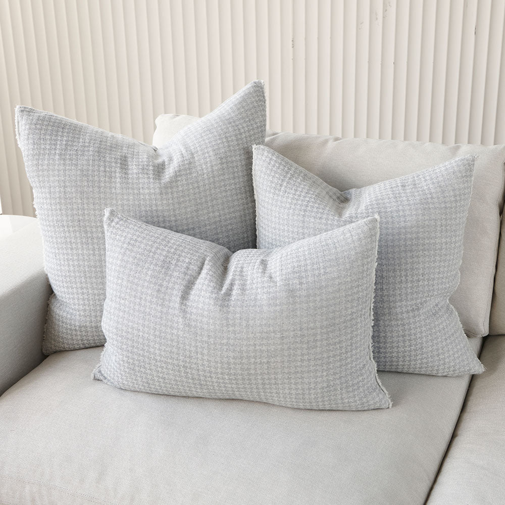 Ordonne Linen Cushion - Silver Grey