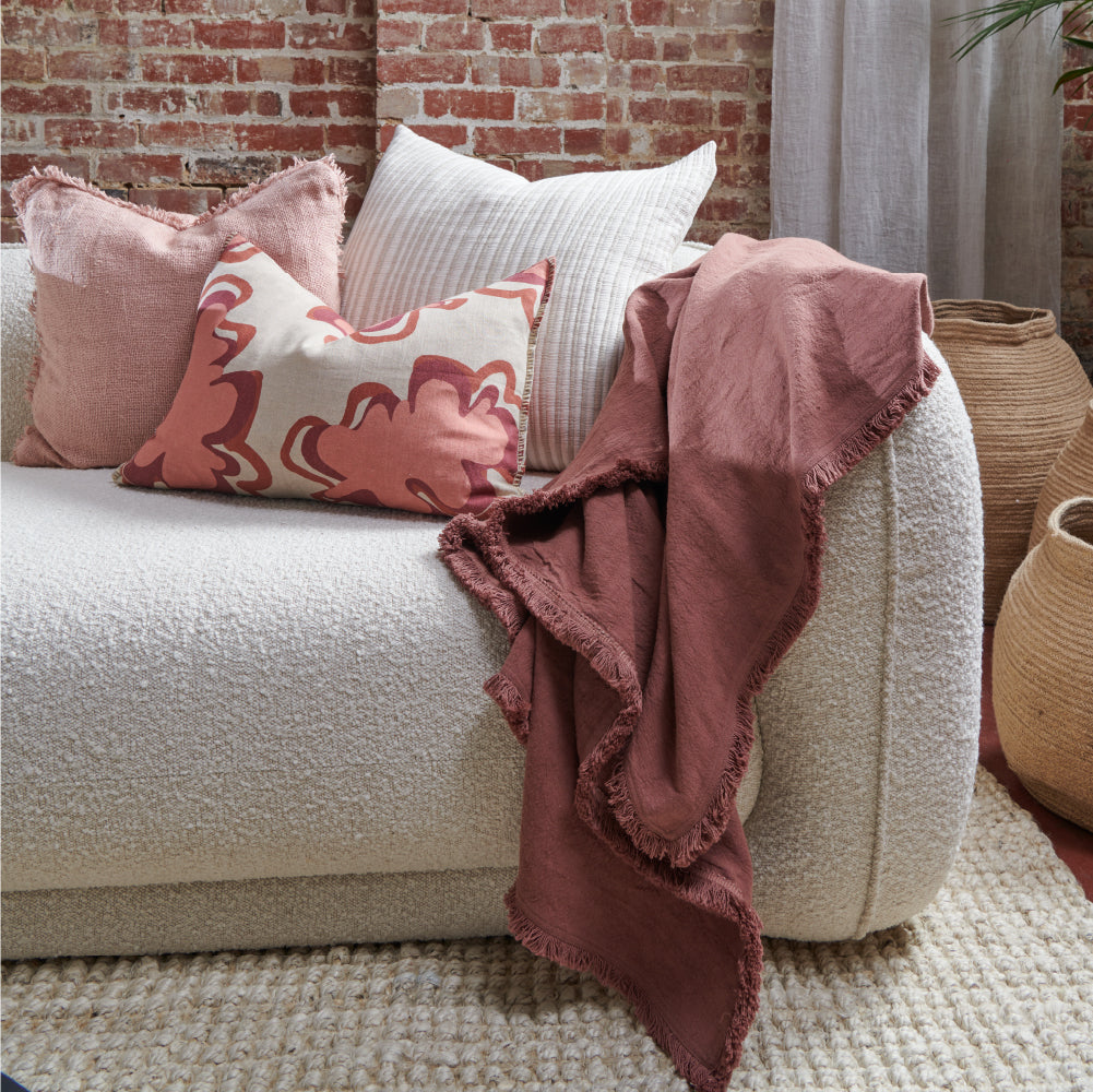Bedouin Linen Cushion - Musk