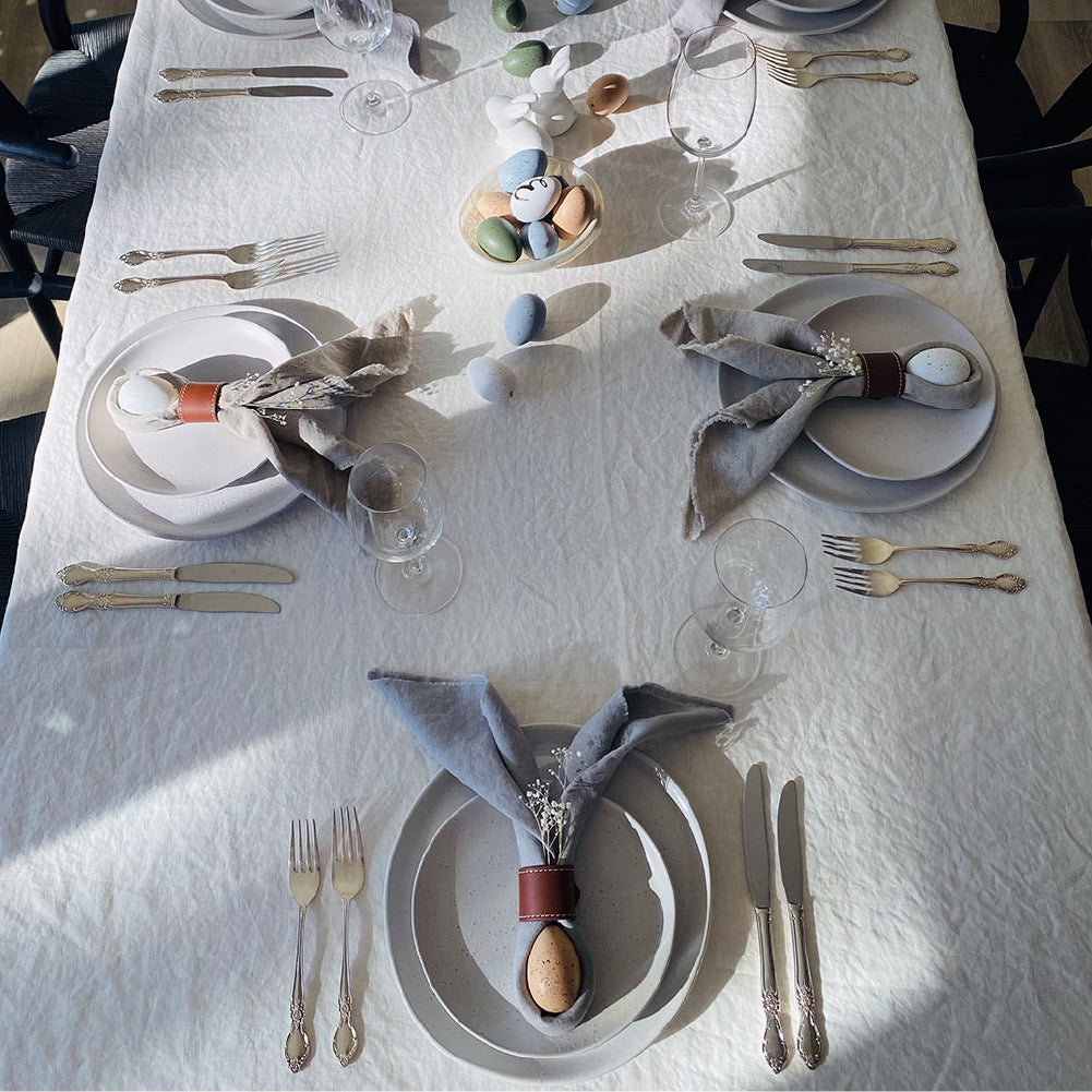 Linen Tablecloth - White