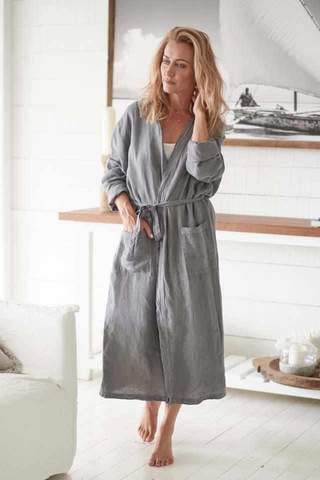 Premium Linen Robes and Dressing Gowns