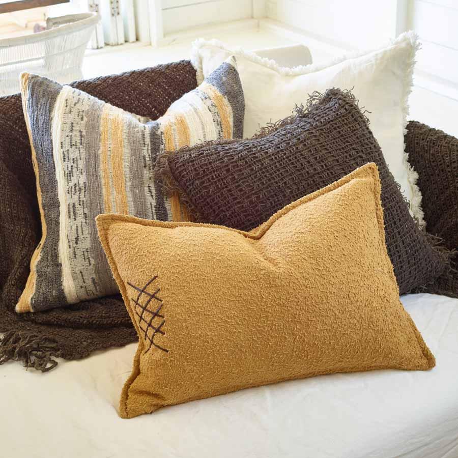 Mustard Cushions
