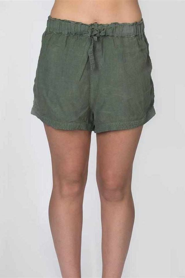 The Linen Shorts - Khaki