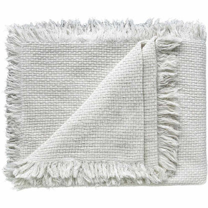 Gray Chelsea Throw - White White / Rectangle: 180x150cm