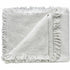 Gray Chelsea Throw - White White / Rectangle: 180x150cm