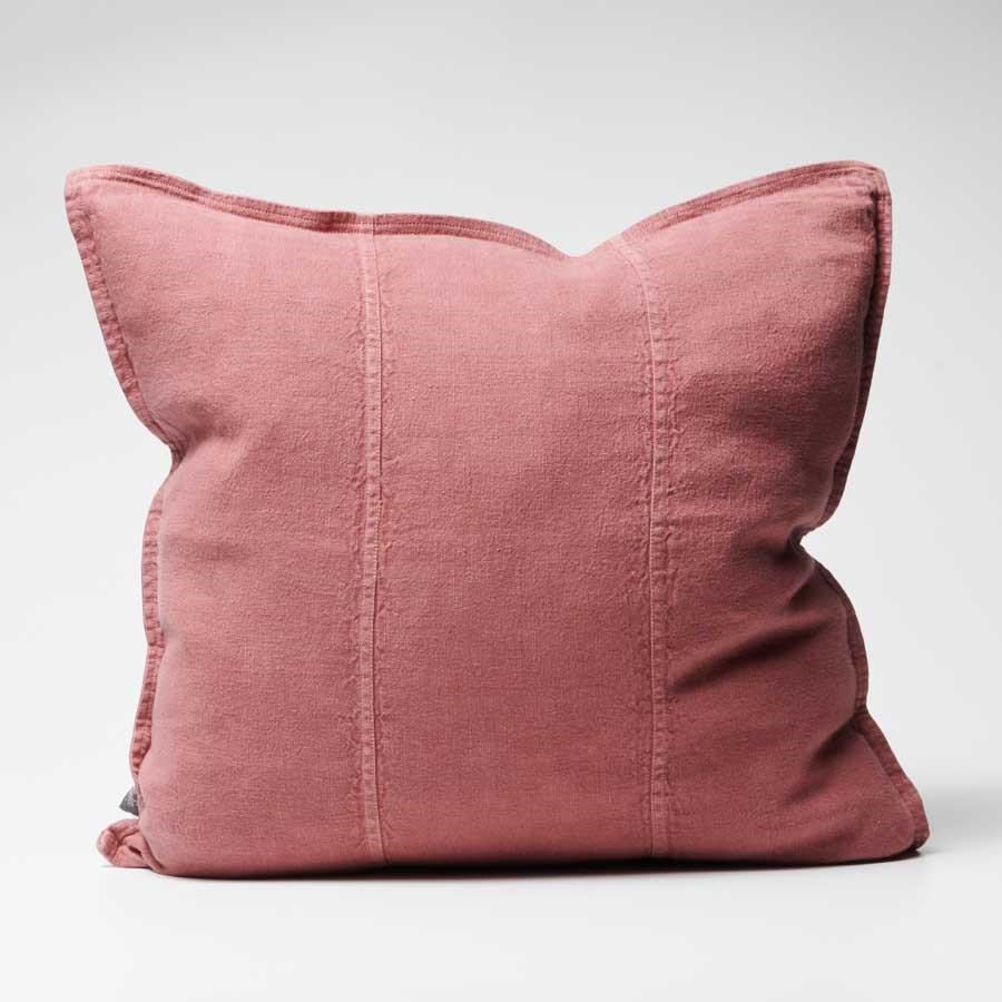 Luca Linen Cushion - Dusty Rose - 50x50cm