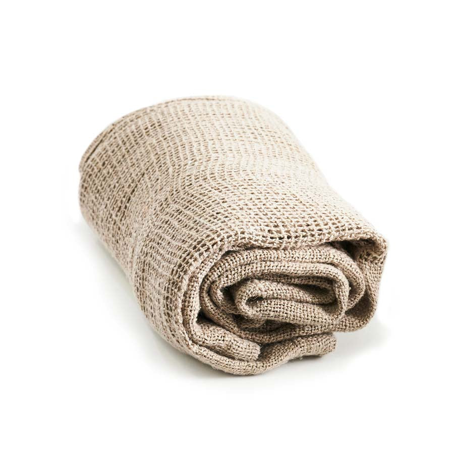 Mayla Hand Woven Linen Hand Towel (Set of 2) - Natural