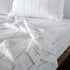 Carter Euro Linen Flat Sheet and Fitted Sheet Set