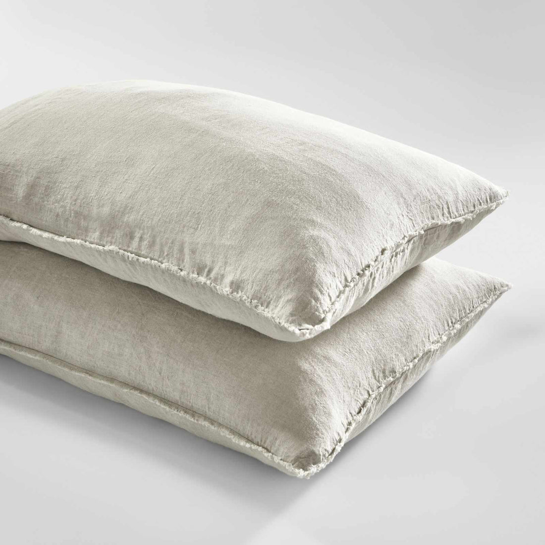 Natural Euro Linen Pillow Case Set