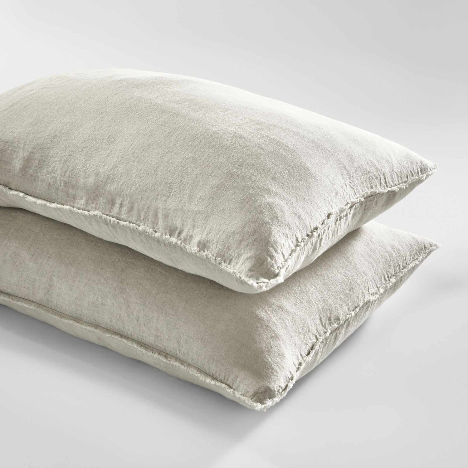 Natural Euro Linen Pillow Case Set
