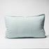 Luca Linen Cushion in sea mist crafted from 100% pre washed linen