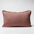 uca Linen Cushion in Desert Rose colour crafted from 100% pre washed linen