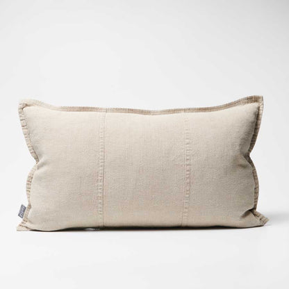 Luca Linen Cushion in natural crafted from 100% pre washed linen