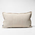 Luca Linen Cushion in natural crafted from 100% pre washed linen