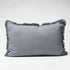 Eadie Lifestyle Luca Boho Linen Cushion in Slate