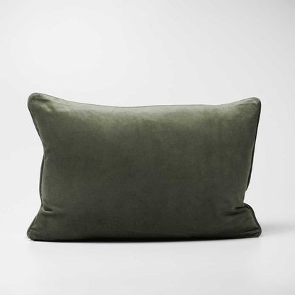 Lynette Velvet Cushion - Khaki