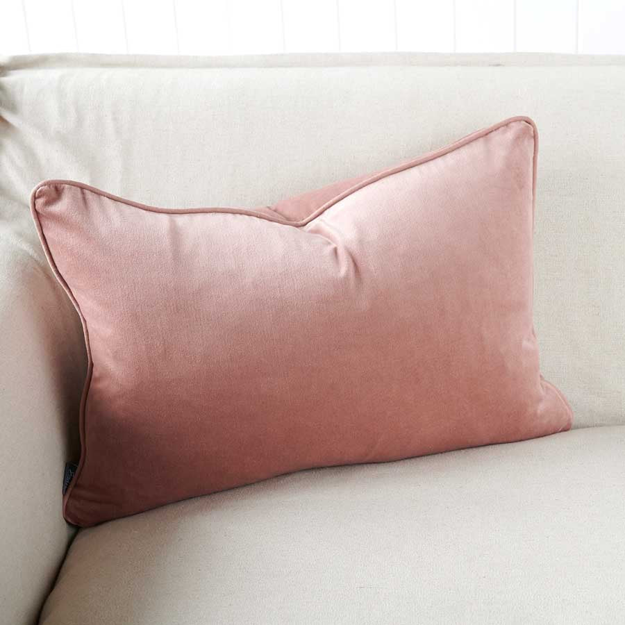 Lynette Velvet Cushion - Musk