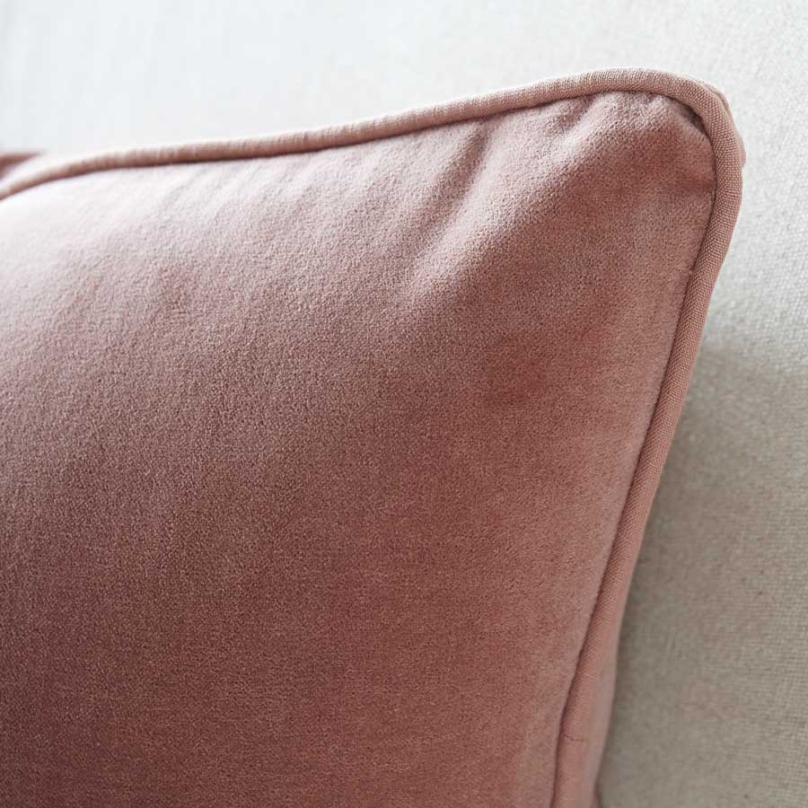 Lynette Velvet Cushion - Musk