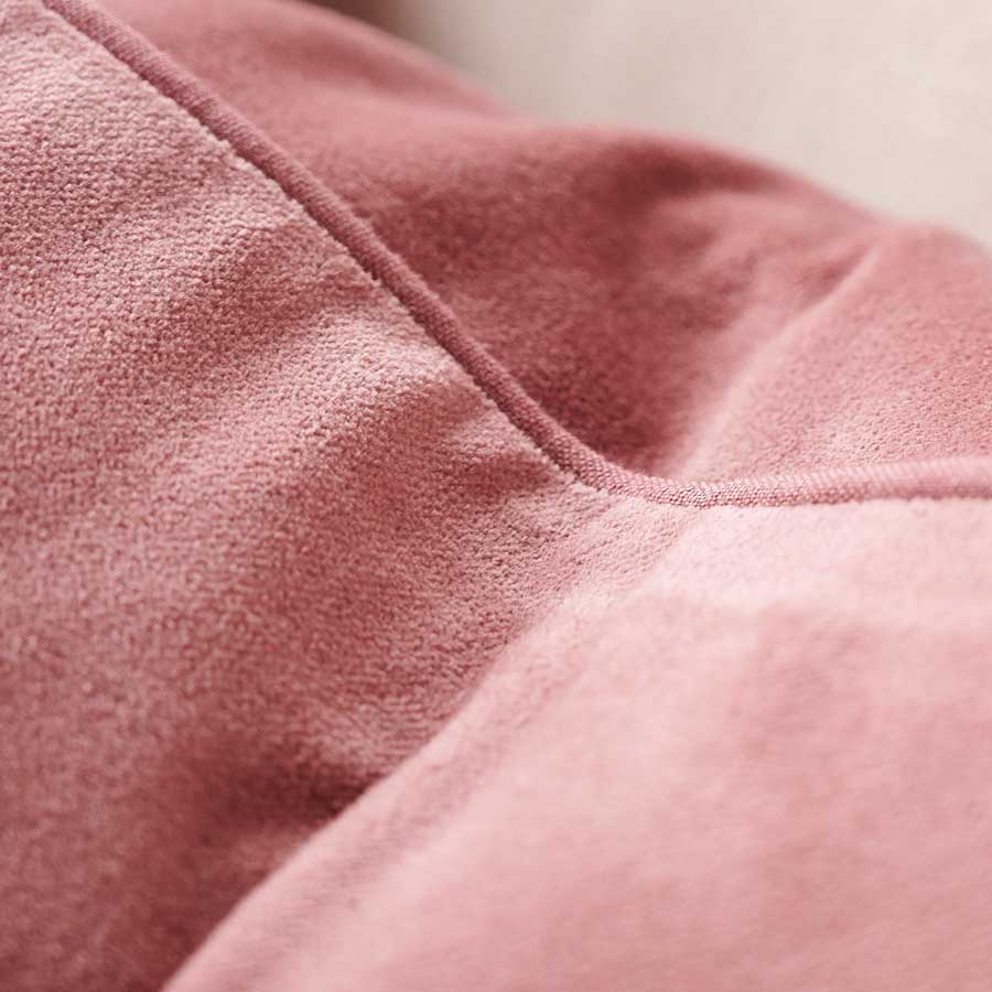 Lynette Velvet Cushion - Dusty Mauve