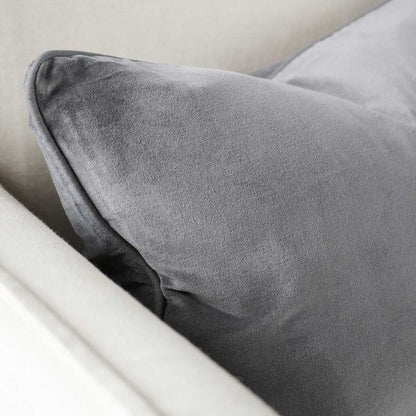 Lynette Velvet Cushion - Slate