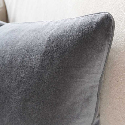 Lynette Velvet Cushion - Slate