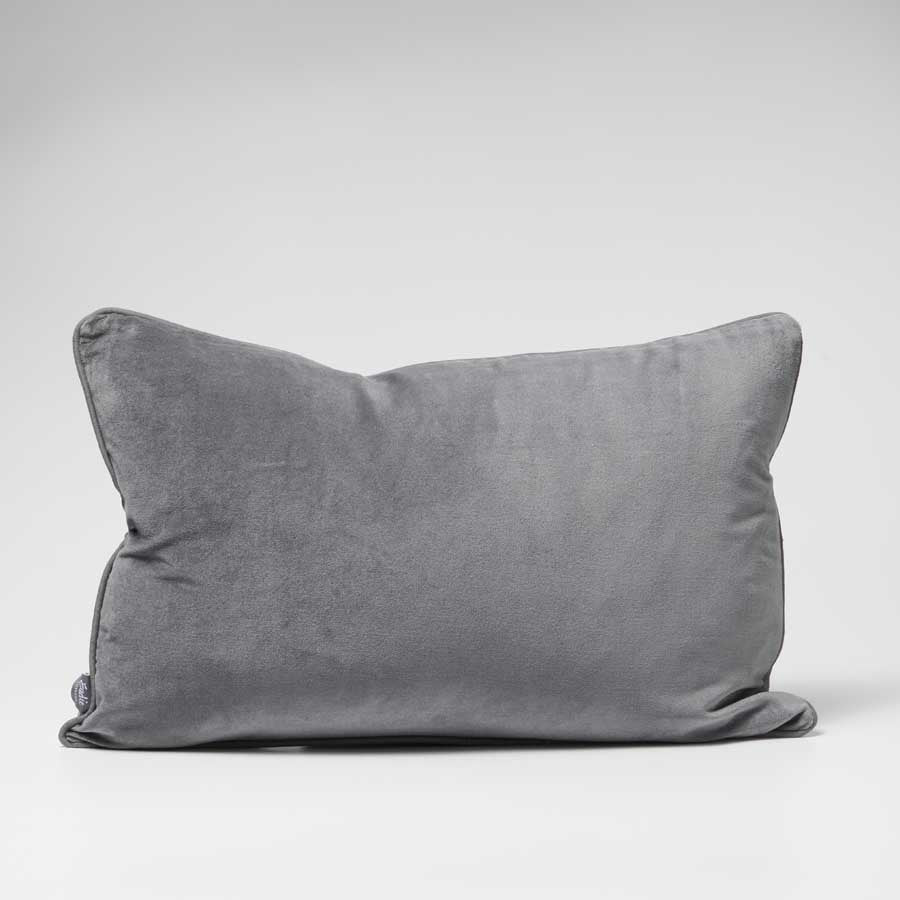 Lynette Velvet Cushion - Slate