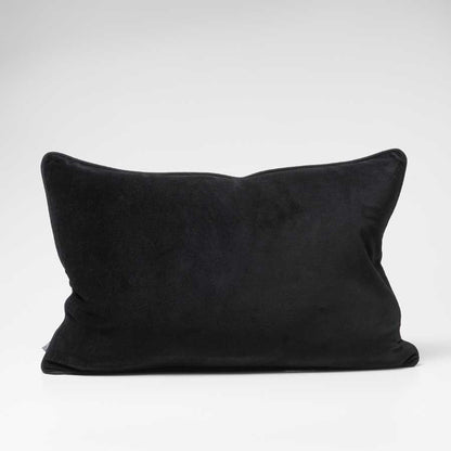 Lynette Velvet Cushion - Black