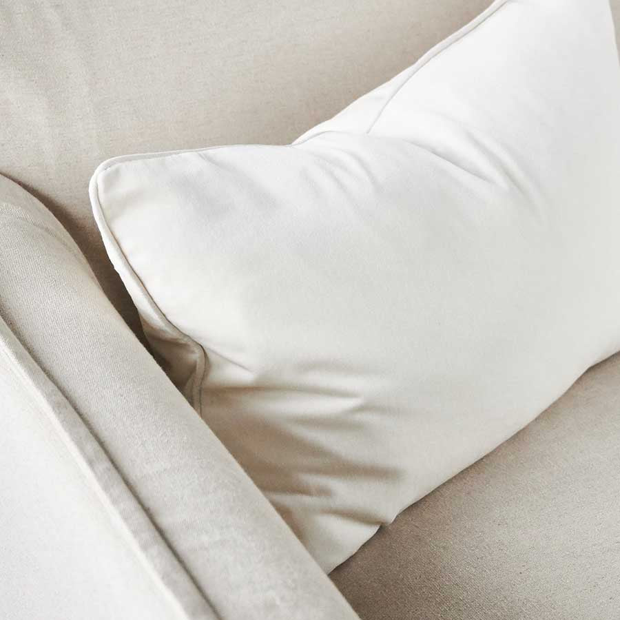 Lynette Velvet Cushion - White