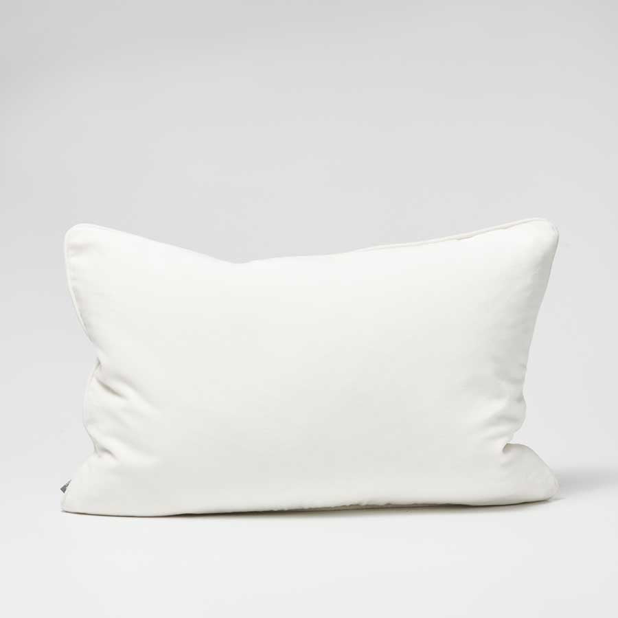 Lynette Velvet Cushion - White