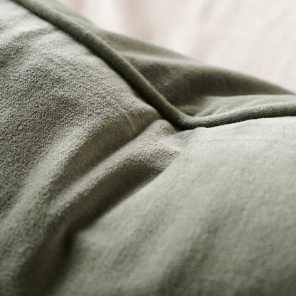 Lynette Velvet Cushion - Khaki