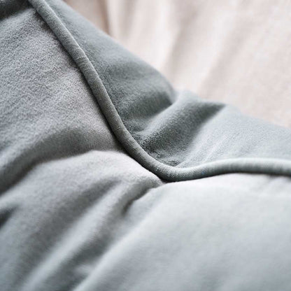 Lynette Velvet Cushion - Sea Mist