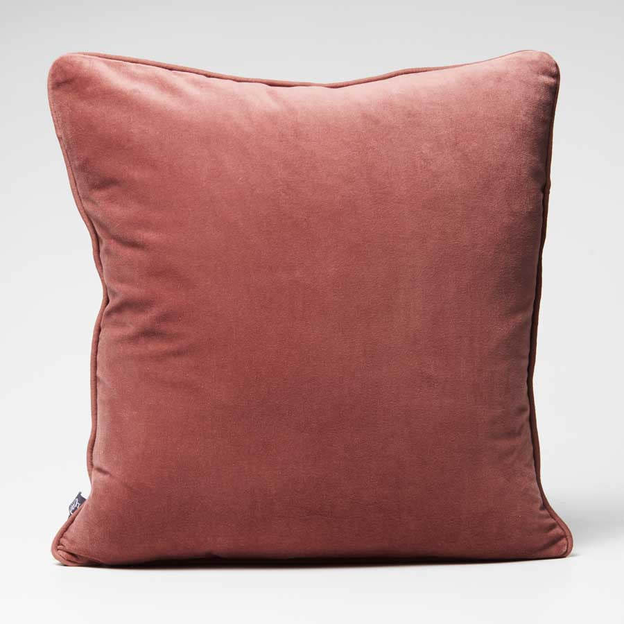 Lynette Velvet Cushion - Desert Rose