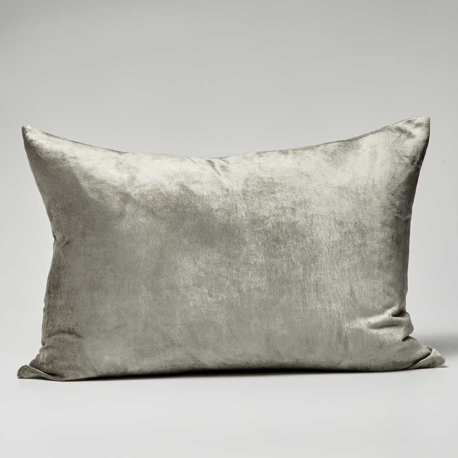 Precious Velvet Cushion - Pewter