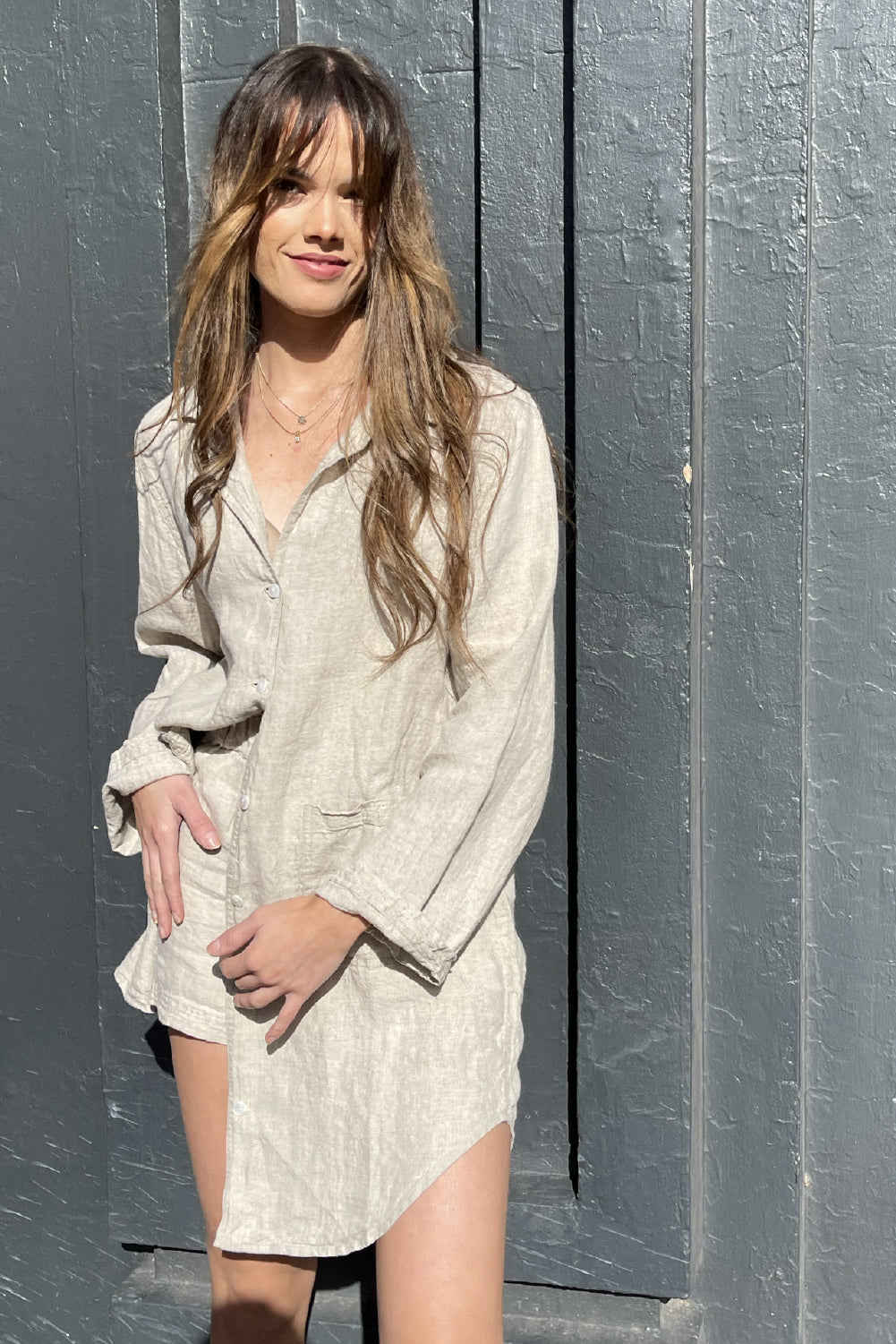 The Essential Linen Shirt - Natural