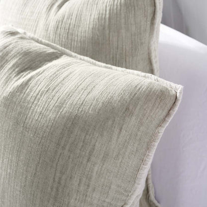 Sea Foam Linen/Cotton Cushion in Khaki