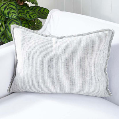 Myra Cushion - Navy/White Stripe