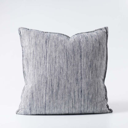 Myra Cushion - Navy/White Stripe