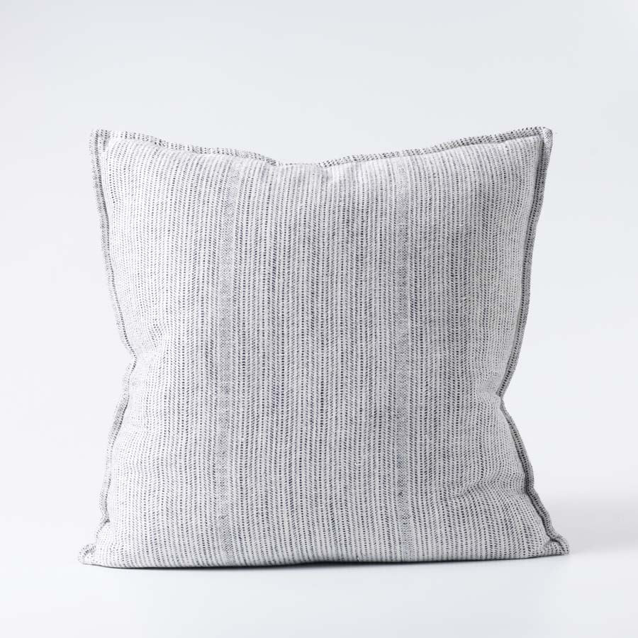 Myra Cushion - Navy/White Stripe
